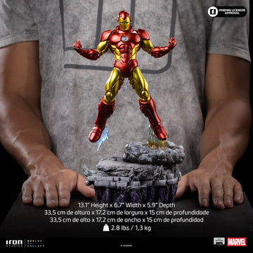 Iron Man Deluxe Marvel Infinity Gauntlet Diorama BDS Art Scale 1/10 Figurka 34 cm
