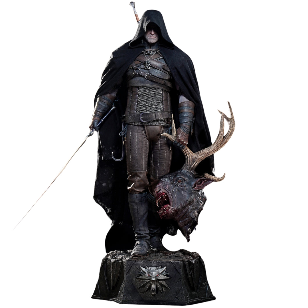 Geralt of Rivia The Witcher 3 : Wild Hunt Prestige Line 1/2 Figurka 110 cm