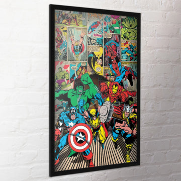 Marvel Comics - Here Come The Heroes Maxi Poster Plakat 61 X 91.5cm