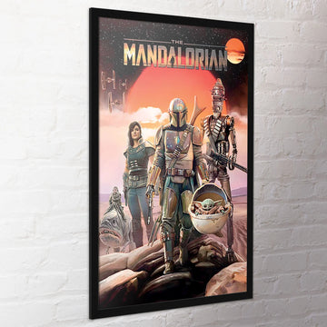 Star Wars The Mandalorian Group Maxi Poster Plakat 61 X 91.5cm