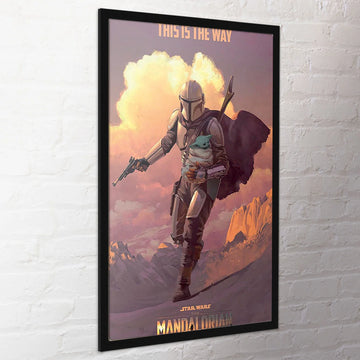 Star Wars The Mandalorian On The Run Maxi Poster Plakat 61 X 91.5cm