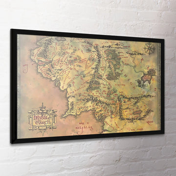 Lord Of The Rings Middle Earth Maxi Poster Plakat 61 X 91.5cm