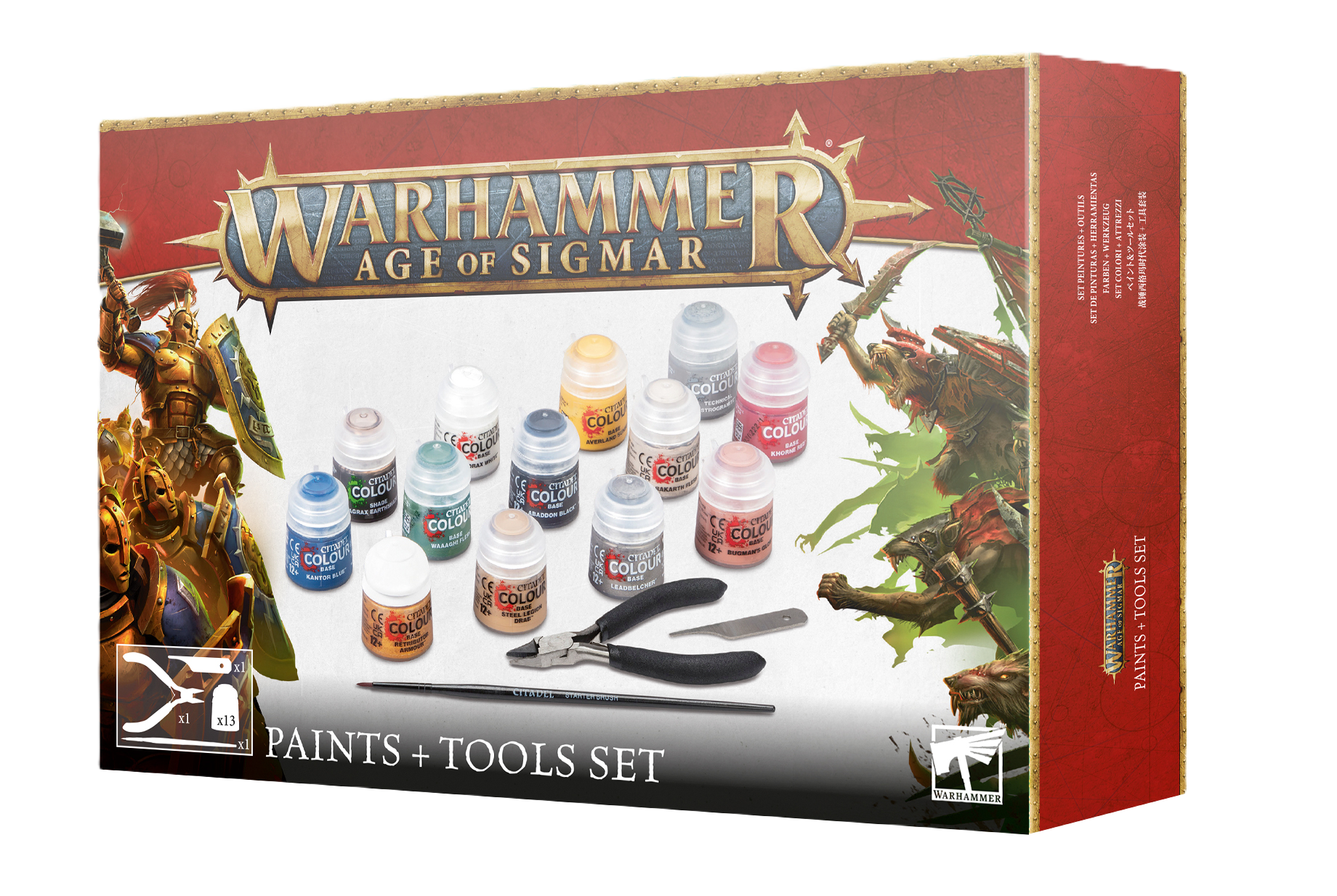 Warhammer Age of Sigmar Paint and Tools Starter Set