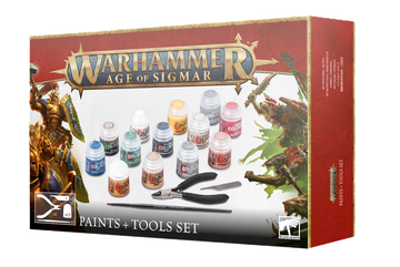 Warhammer Age of Sigmar Paint and Tools Starter Set