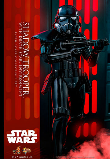 Shadow Trooper with Death Star Environment Star Wars The Power of The Dark Side 1:6 Figurka 35 cm