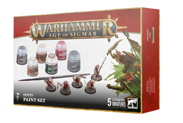 Warhammer Age of Sigmar Skaven Paint Set Zestaw Startowy