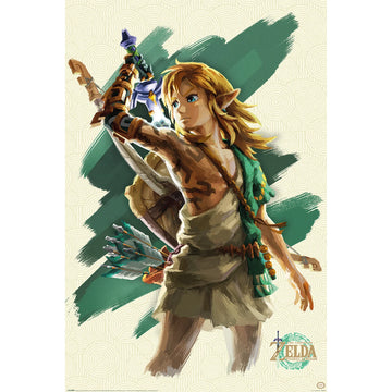 The Legend Of Zelda: Tears Of The Kingdom Link Unleashed Maxi Poster Plakat 61 X 91.5cm