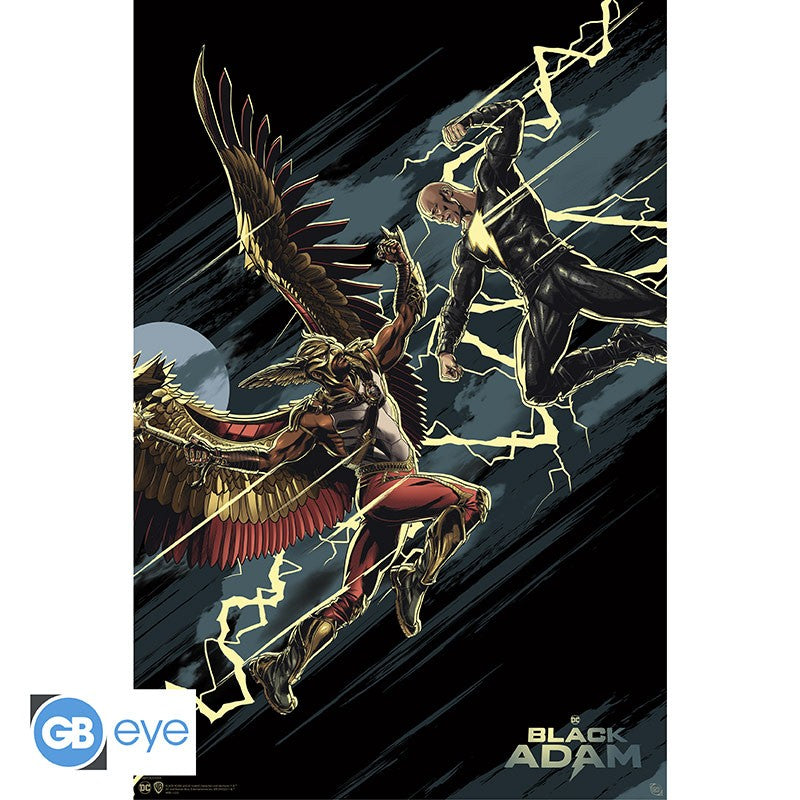 DC Comics Black Adam vs Hawkman Maxi Poster Plakat 61 X 91.5cm