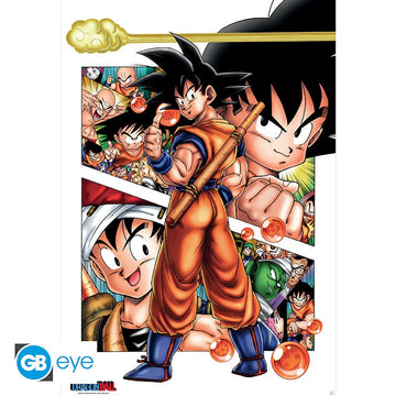 Dragon Ball Z Son Goku story Maxi Poster Plakat 61 X 91.5cm