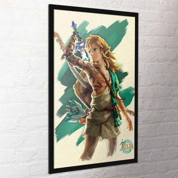 The Legend Of Zelda: Tears Of The Kingdom Link Unleashed Maxi Poster Plakat 61 X 91.5cm