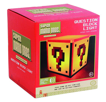 Question Block Lamka Nocna Super Mario