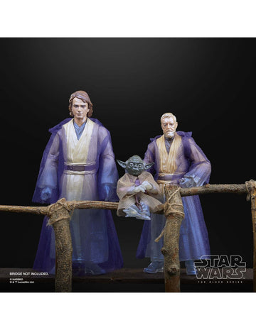 Anakin, Obi-Wan, Yoda Force Spirits Star Wars Episode VI Black Series 3-Pack Figurki 15 cm