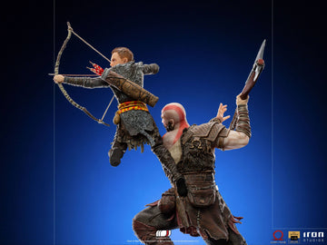 Kratos and Atreus God Of War Art Scale 1/10 Figurka 34 cm