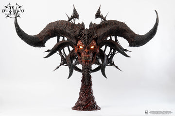 Diablo IV: Lord of Hatred Mephisto Art Mask 1/1 Figurka 90 cm