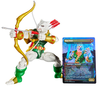 Man-Wolf (plus ekskluzywna karta MtG) Marvel Legends Magic The Gathering Figurka 15 cm
