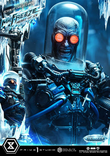 Mr. Freeze Heart of Ice Design by Carlos D'Anda Elite Masterline Series Deluxe Version DC Comics Batman 1/3 Figurka 82 cm