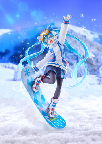 Hatsune Miku Snow Miku All Stars 2016 Ver AMP+ Figurka 23 cm