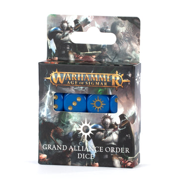 Grand Alliance of Order Warhammer Age of Sigmar Dice Set Kości