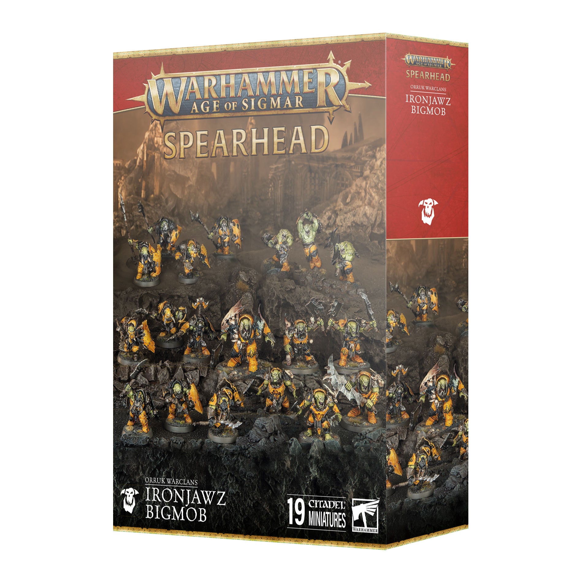 Spearhead: Orruk Warclans Ironjawz Bigmob Age of Sigmar Starter Set