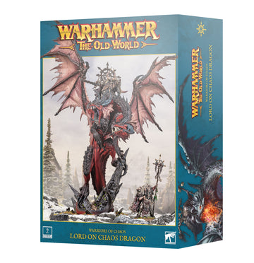 Warriors of Chaos Lord on Chaos Dragon Warhammer The Old World