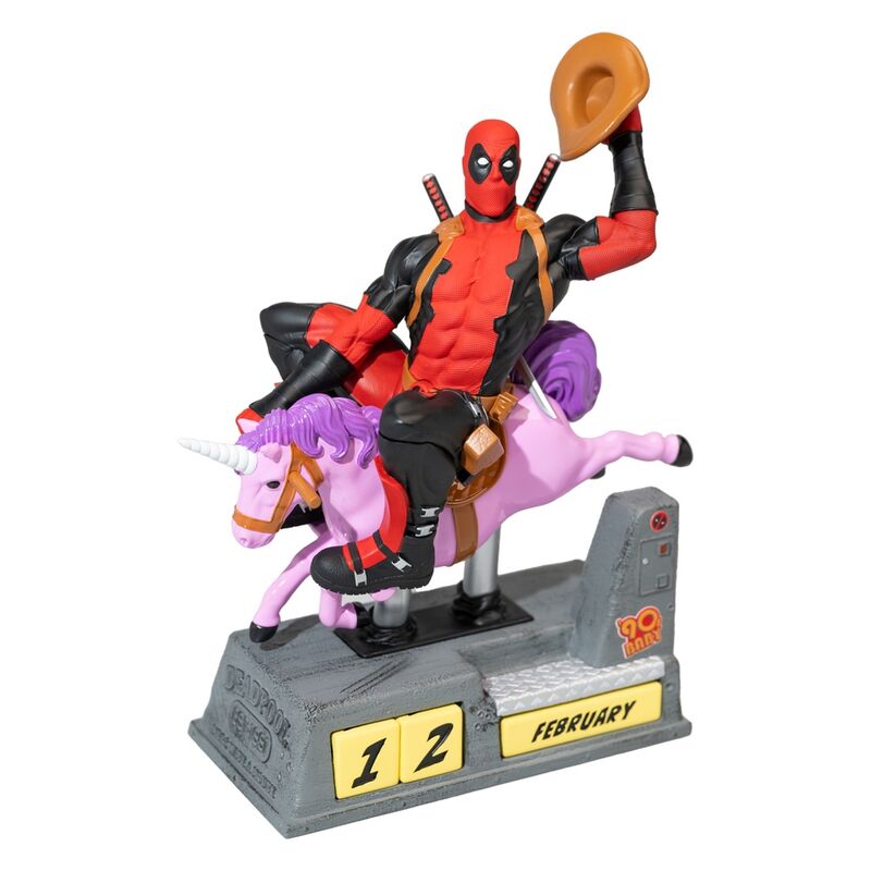Marvel Deadpool 3D Perpetual Calendar Figurka 17 cm