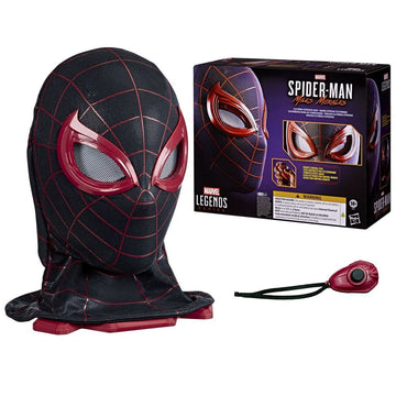 Electronic Expressive Mask Spider-Man Miles Morales Marvel Legends 1/1 Replika