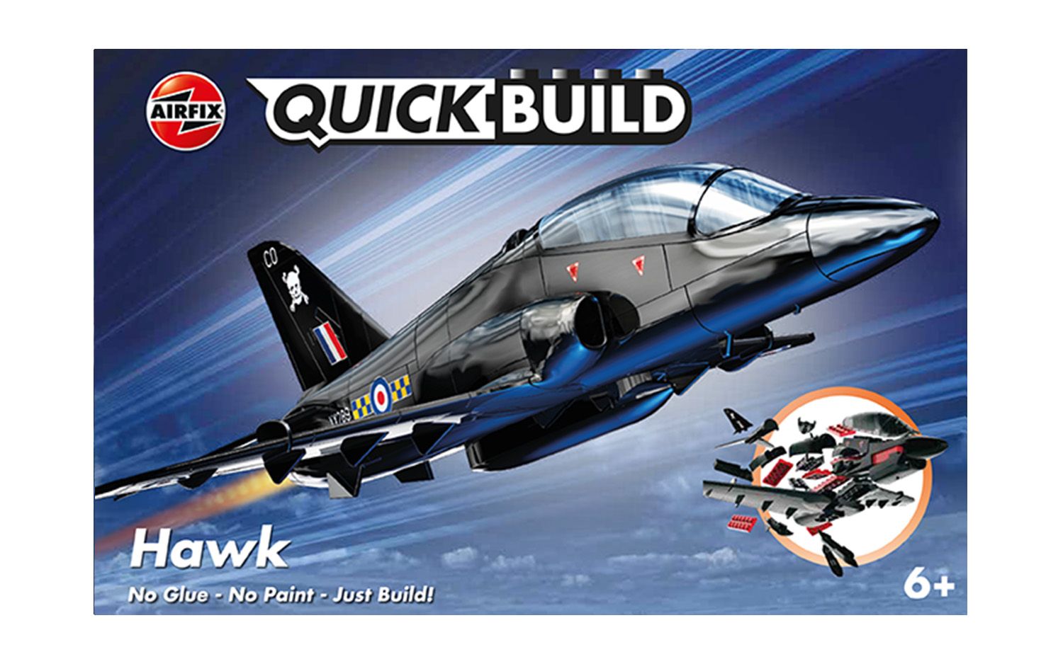 Airfix QUICKBUILD BAE Hawk Model z klocków