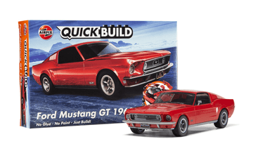 Airfix QUICKBUILD Ford Mustang GT 1968 Model z klocków