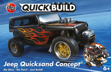 Airfix QUICKBUILD Jeep 'Quicksand' Concept Model z klocków