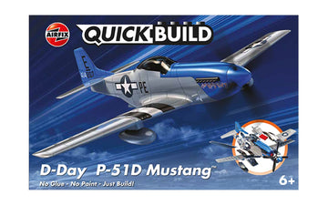 Airfix QUICKBUILD D-Day P-51D Mustang Model z klocków