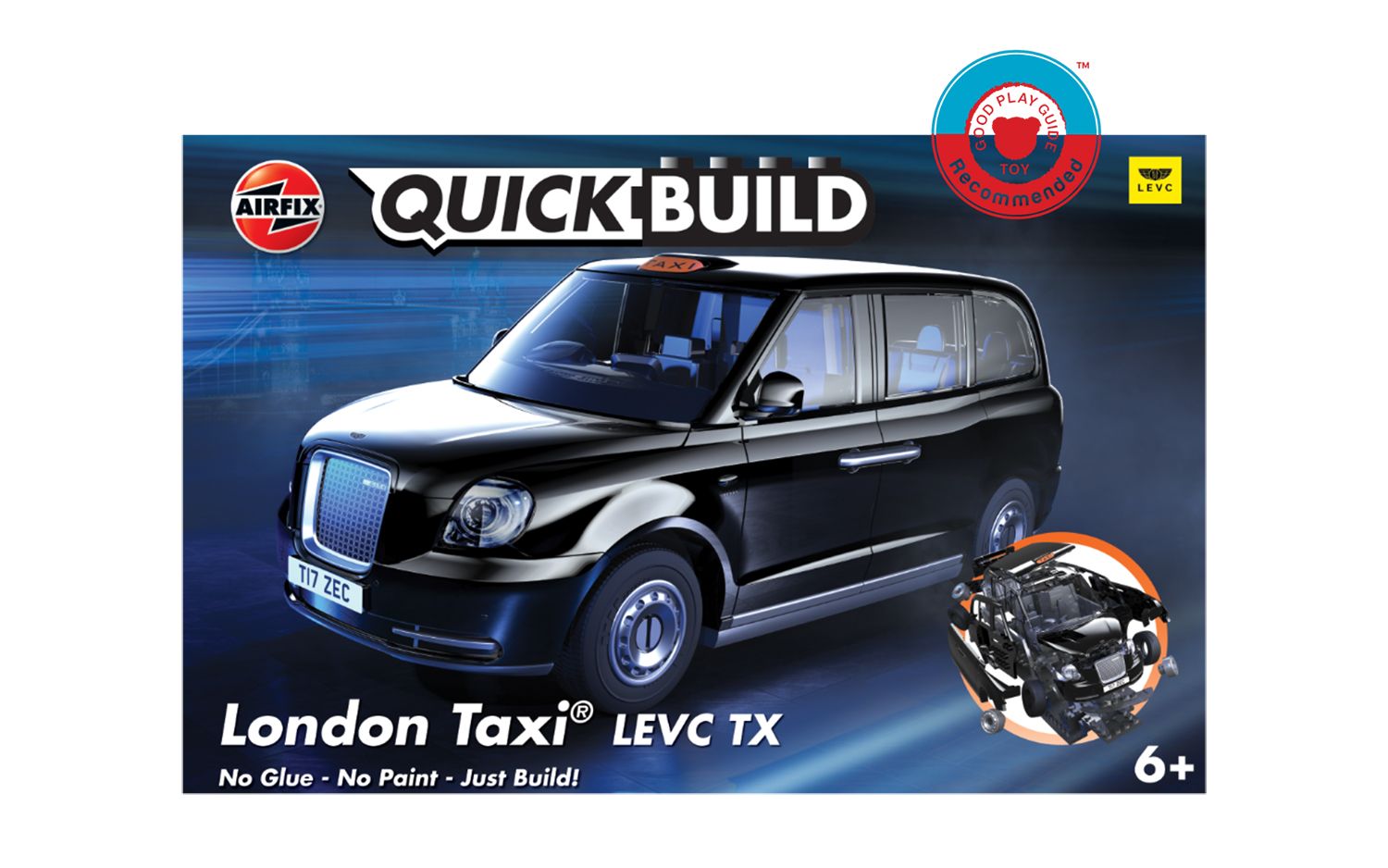 Airfix QUICKBUILD London Taxi Model z klocków