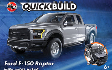 Airfix QUICKBUILD Ford F-150 Raptor - Grey Model z klocków