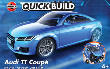 Airfix QUICKBUILD Audi TT Coupe - Blue Model z klocków