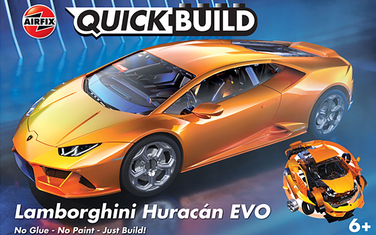 Airfix QUICKBUILD Lamborghini Huracan EVO Model z klocków