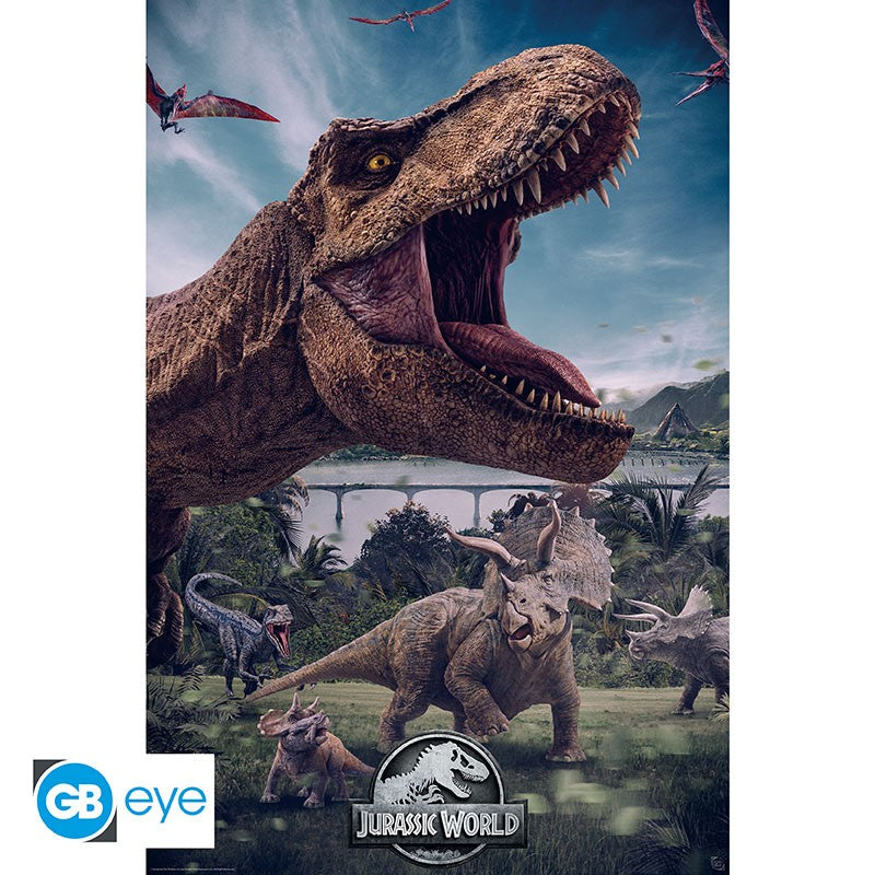 Jurassic World Park Jurajski Maxi Poster Plakat 61 X 91.5cm