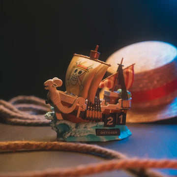One Piece Going Merry 3D Perpetual Calendar Figurka 17 cm