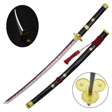 Enma Ozdobna Katana LED (Biały) Bambusowa