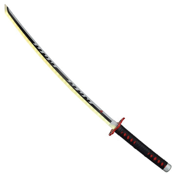 Kaen Ozdobna Katana LED (Żółty) Bambusowa
