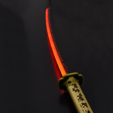 Kouen Ozdobna Katana LED (Czerwony) Bambusowa
