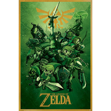 The Legend Of Zelda Link Maxi Poster Plakat 61 X 91.5cm