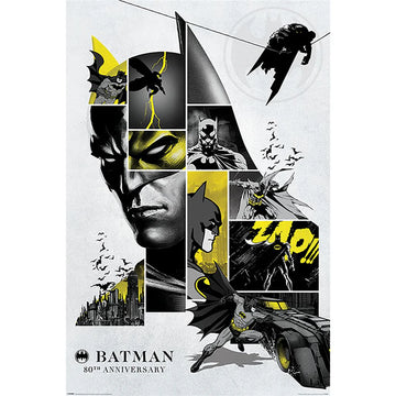 DC Batman 80th Anniversary Maxi Poster Plakat 61 X 91.5cm