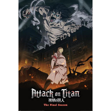 Attack On Titan S4 Eren Onslaught Maxi Poster Plakat 61 X 91.5cm