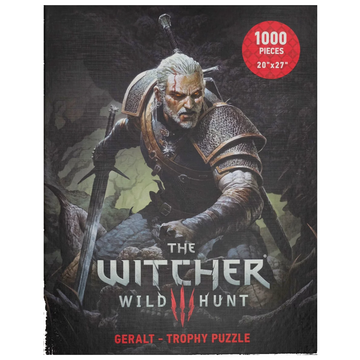 Geralt Trophy The Witcher 3 Wild Hunt Puzzle 1000 elementów