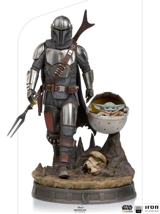 The Mandalorian and The Child Star Wars Legacy Replica 1/4 Figurka 57 cm