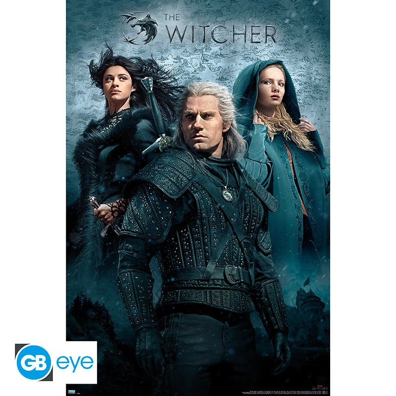 The Witcher Key Art Mirage Maxi Poster Plakat 61 X 91.5cm