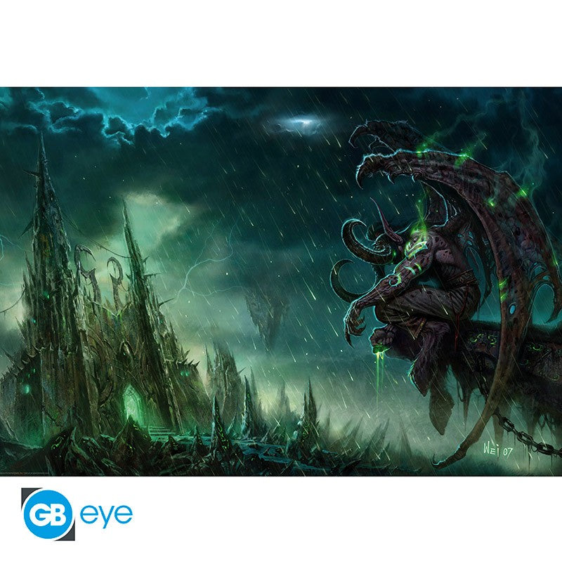 World of Warcraft Illidan Stormrage  Maxi Poster Plakat 61 X 91.5cm