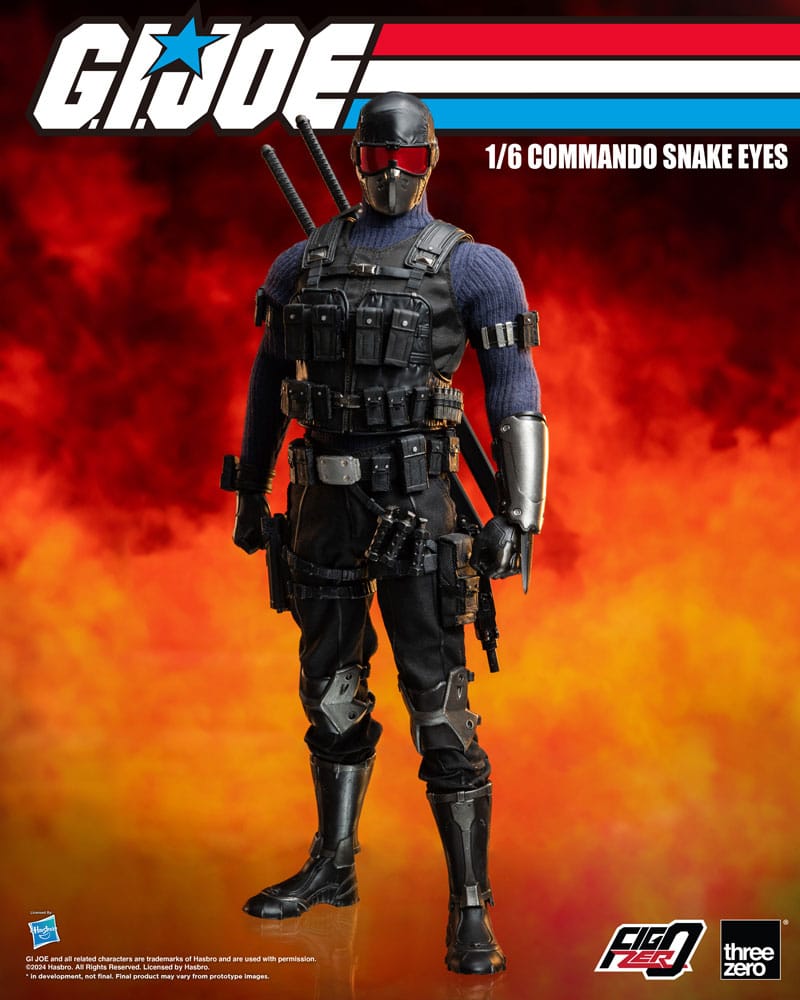 Commando Snake Eyes G.I. Joe FigZero 1/6 Figurka 30 cm