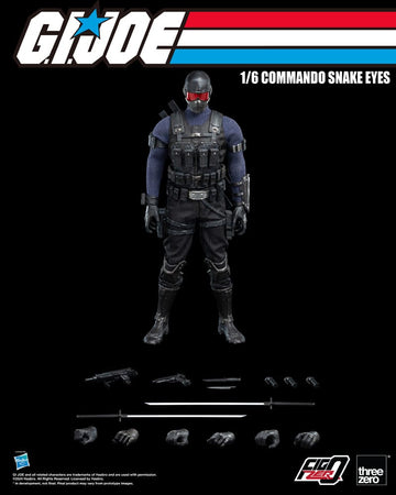 Commando Snake Eyes G.I. Joe FigZero 1/6 Figurka 30 cm