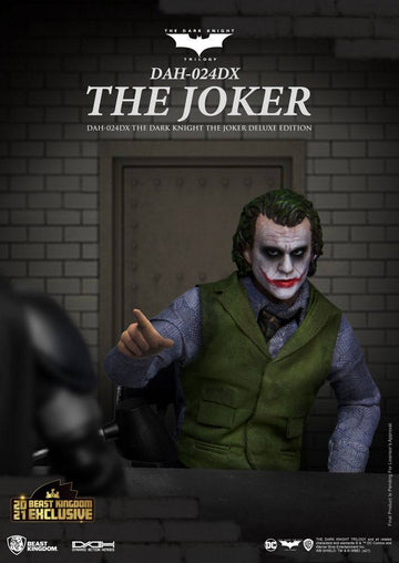 The Joker DC Batman The Dark Knight Dynamic 8ction Heroes Deluxe Version 1/9 Figurki 21 cm