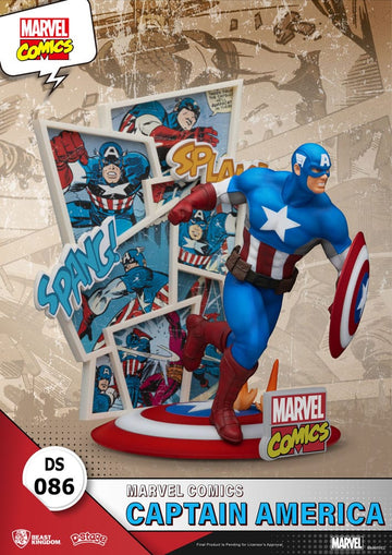 Captain America Marvel D-Stage Diorama Figurka 16 cm